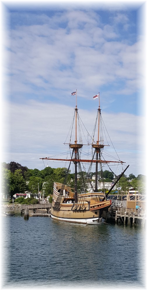 Mayflower replica in Plimouth Harbor 6/17/16
