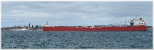 Ship on Saint Lawrence Seaway