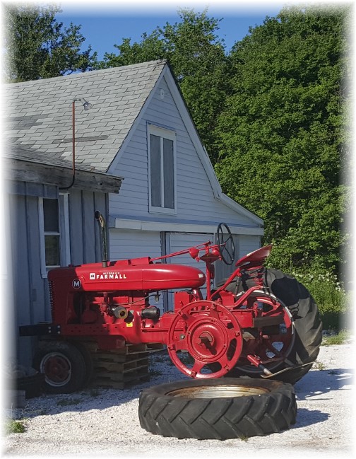Sconicutt Neck Farmall tractor, MA 6/18/16