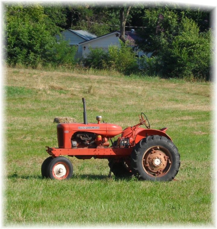 Tractor in Schell City Missouri 7/17/13