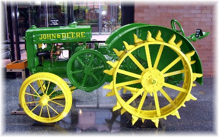 Antique John Deere tractor