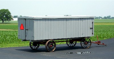 Amish bench wagon