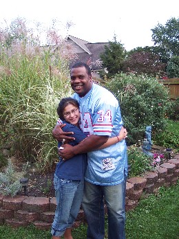 Lee Rouson, former NY Giant football player with Ester 2006