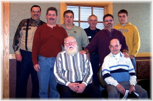New Cumberland men's group at breakfast 2007
