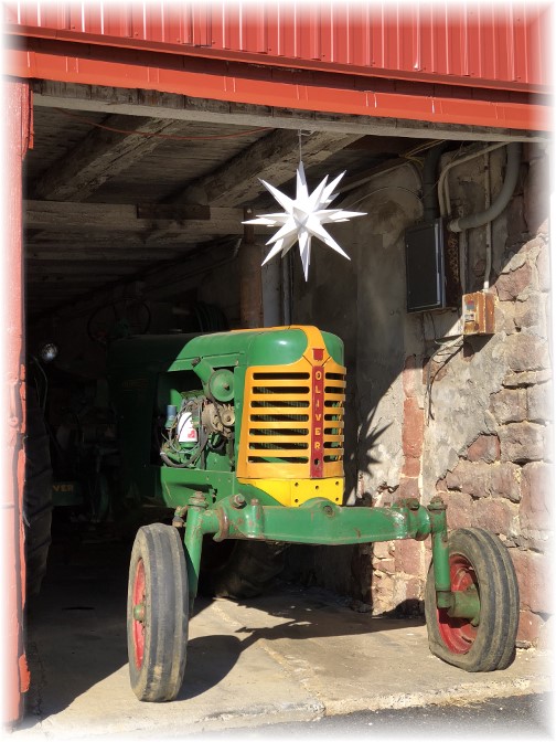 Oliver tractor in Lebanon County barn 1/7/18