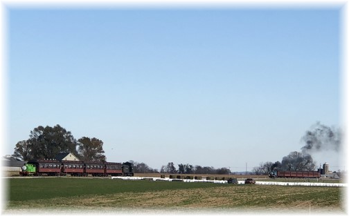 Thomas and Percy at the Strasbug Railroad 11/17/17