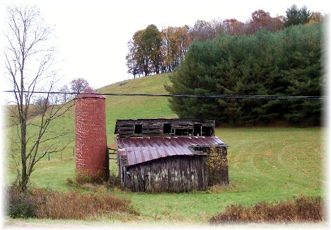 NC barn and silo near Blue Ridge Parkway