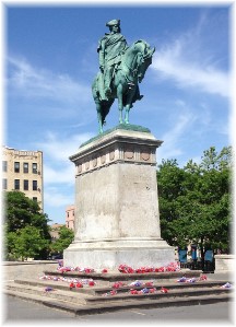 Washington statue in Brooklyn 5/26/14