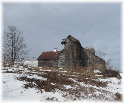 Old barn and silo in northern New York