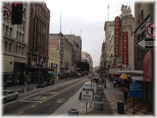 Broadway Street in Los Angeles