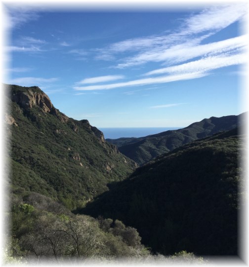 Seaview through Santa Monica Mountains (This photo will enlarge if clicked)