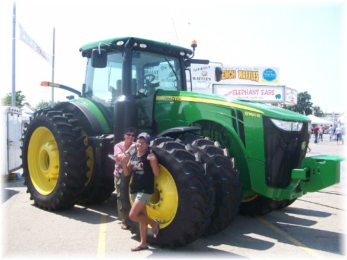 Ohio State Fair John Deere tractor 8/12