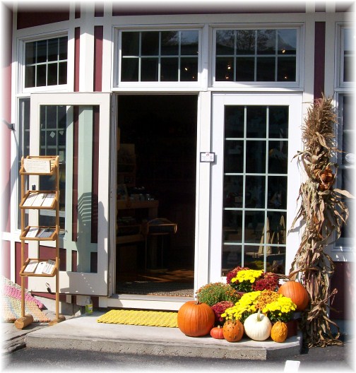 Store entrance in Peterborough New Hampshire