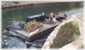 San Antonio River Walk work boat 4/30/14