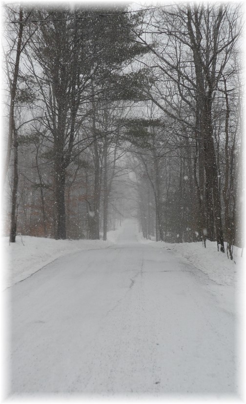 Snowy mountain road 2/9/14