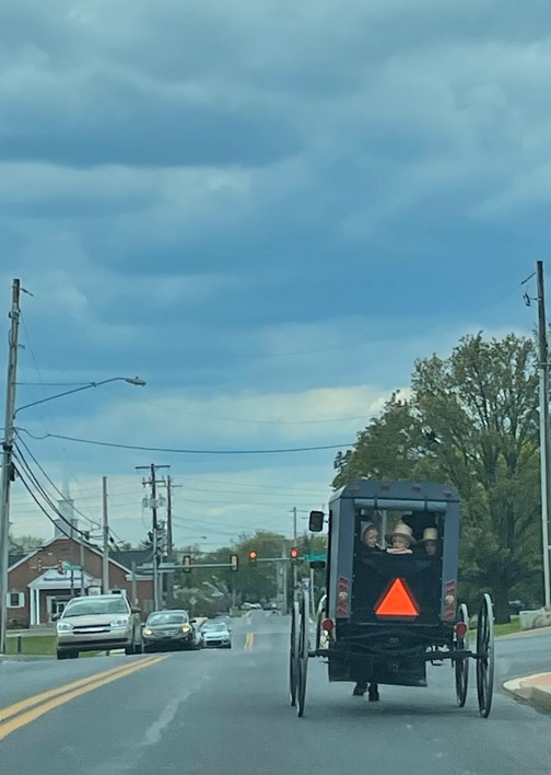 Amish church traffic