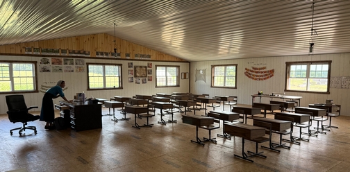 Inside Amish school
