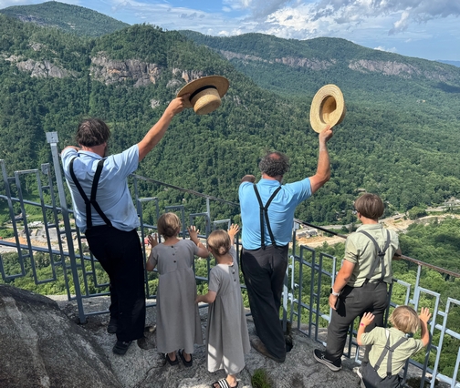 Greeting from Chimney Rock