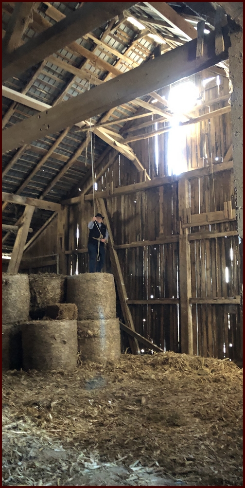 Swing in Amish barn 1/6/19