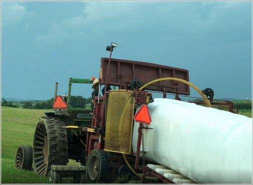 Kraybill Church Road hay harvest 8/7/18 (Click to enlarge)