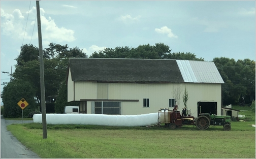 Kraybill Church Road hay harvest 8/7/18 (Click to enlarge)