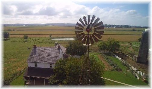 Old Windmill Farm from drone