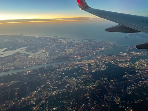 NYC from air