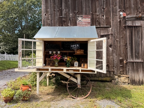 Silver Springs flower cart