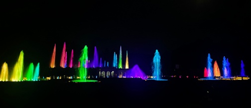 Longwood Gardens fountains