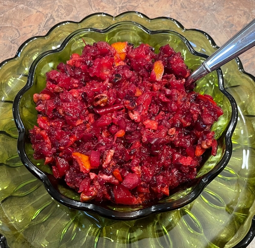 Brooksyne's homemade cranberry sauce