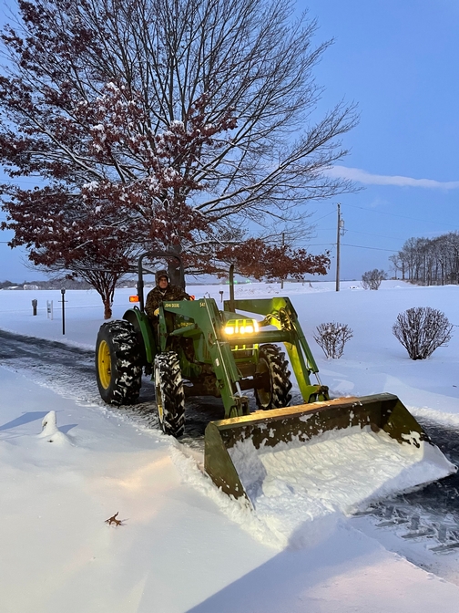Neighborly kindness plow-out