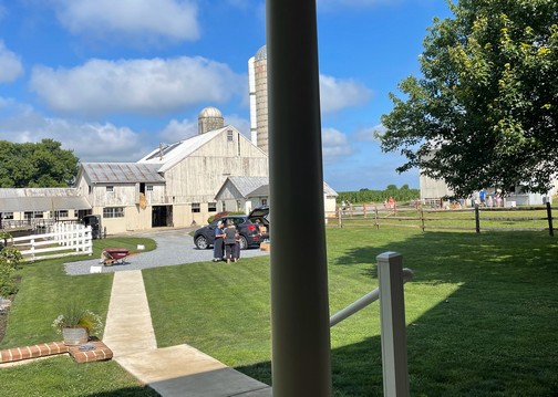 Old Windmill Farm porch view