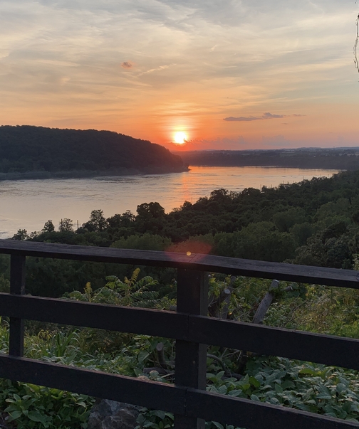 Breezy Point Overlook sunset 6/26/19