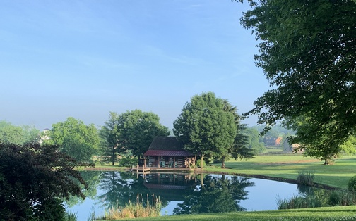 Cabin on pond in Lancaster County