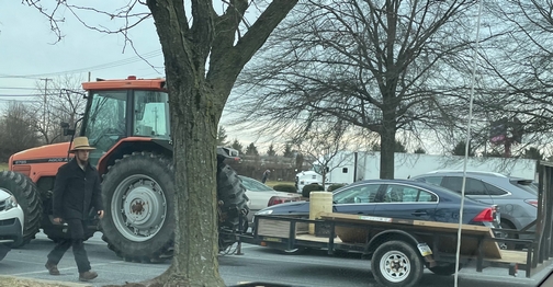 Tractor at Costco