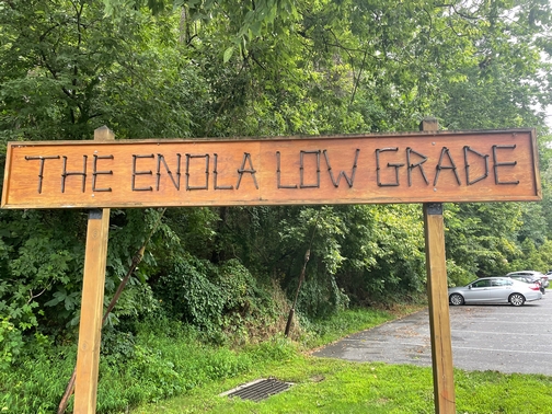 Enola Low Grade sign