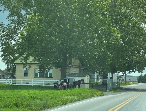 Family ready to mow school lawn