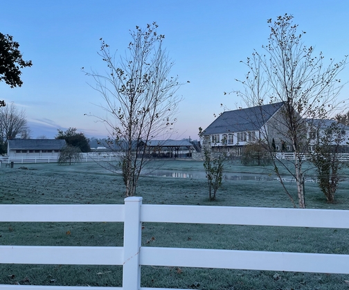 Frosty morning in Lancaster County