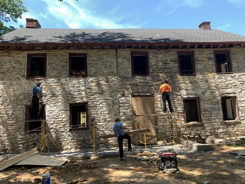 Christian Hess House restoration, Lititz, PA