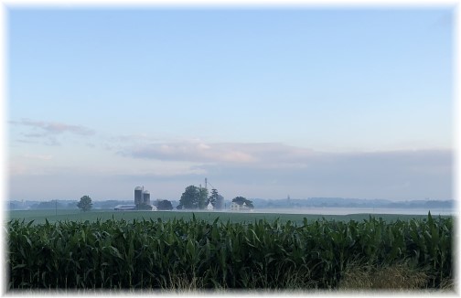 Kraybill Road morning view 6/28/18 (Click to enlarge)