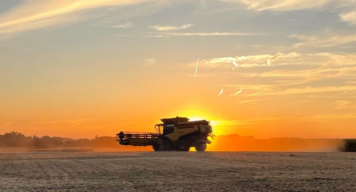 Soybean harvest Lancaster County, PA 9/21/23