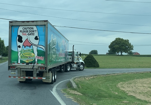 Kreider Farms trailer, Lancaster County, PA 8/13/19