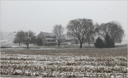 Lancaster County farm in snow 1/29/19 (Click to enlarge)