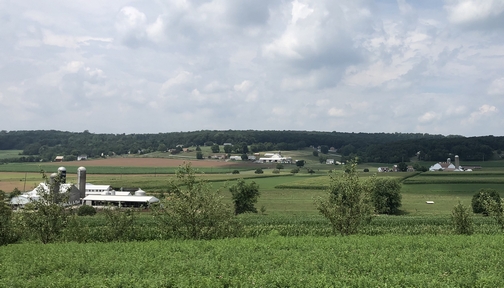 Lancaster County farm scene