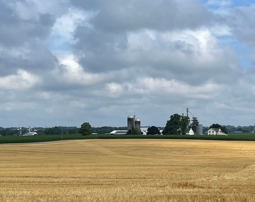 Lancaster County farm scene