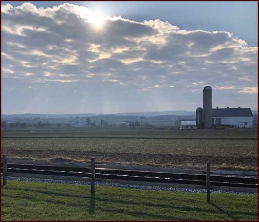 Lancaster County country scene 12/13/18 (Click to enlarge)