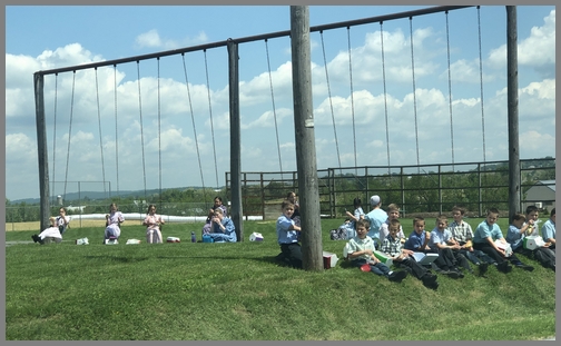 Lunch time at a one room schoolhouse 5/16/19 Lunch time at a one room schoolhouse 5/16/19