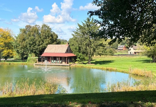Meadowview Road pond and cabin