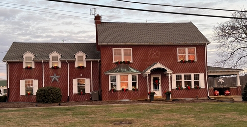 Miller brick farmhouse