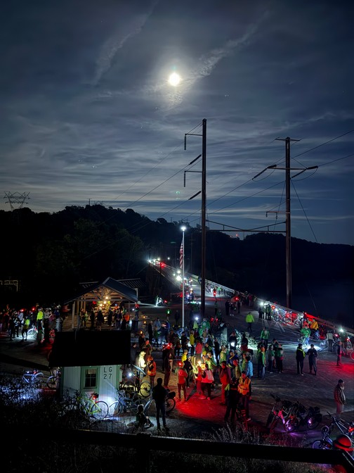Moonlight trail ride